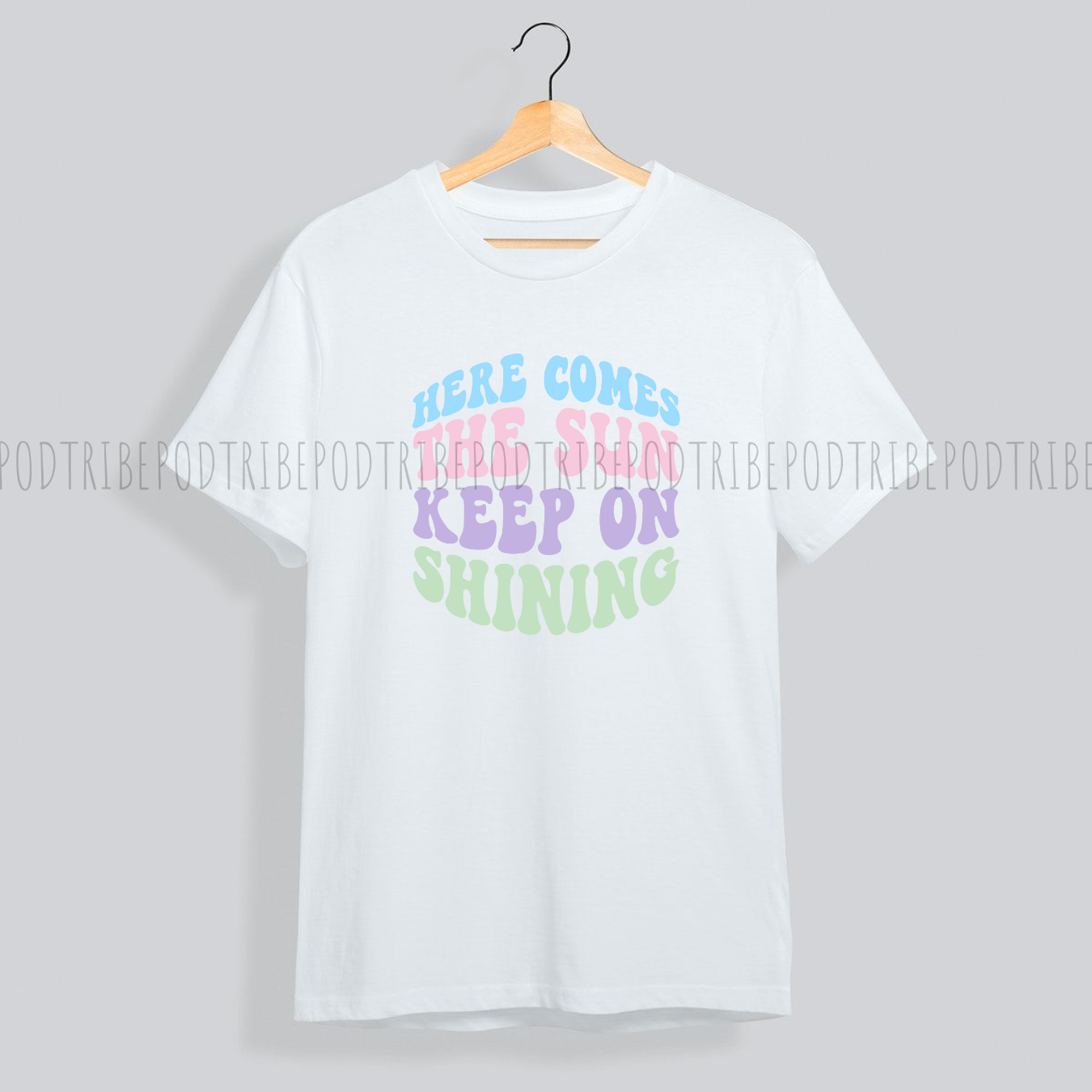 Womens Here Comes The Sun Cotton Tshirt