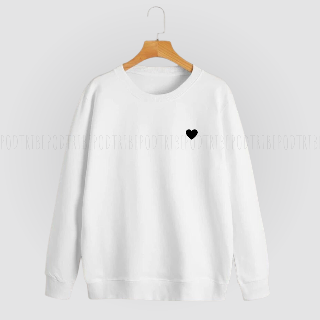 Black Heart Sweater/Jumper