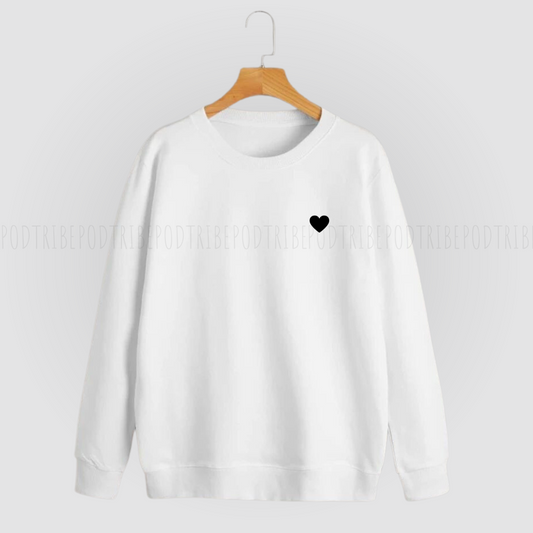 Black Heart Sweater/Jumper
